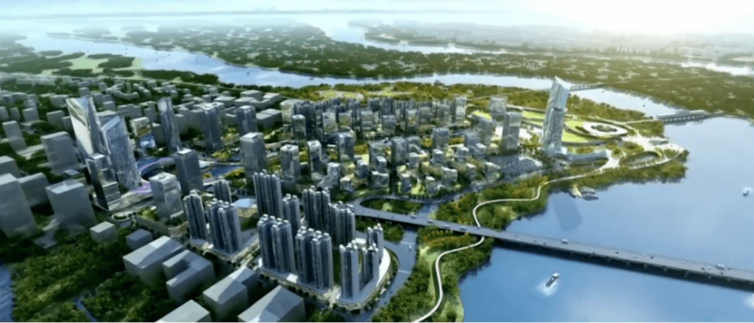 示意图半岛广场位于韩江东岸韩江新城中心区,将建成潮汕地区最大的