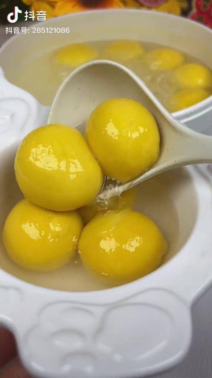 大黄米汤圆 下雪了,该吃汤圆了汤圆 抖音春节不打烊