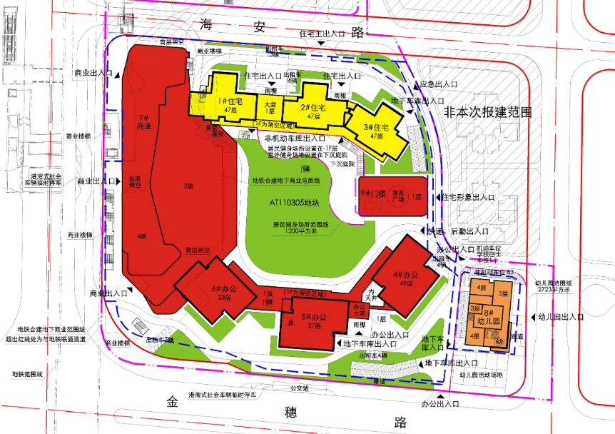 最高49层冼村tod项目规划落地外加3栋高层住宅
