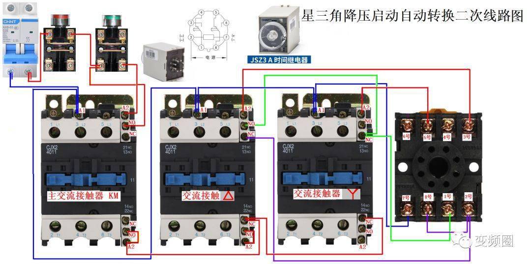 浮球开关液位控制接线65.空压机压力保护控制接线66.380v