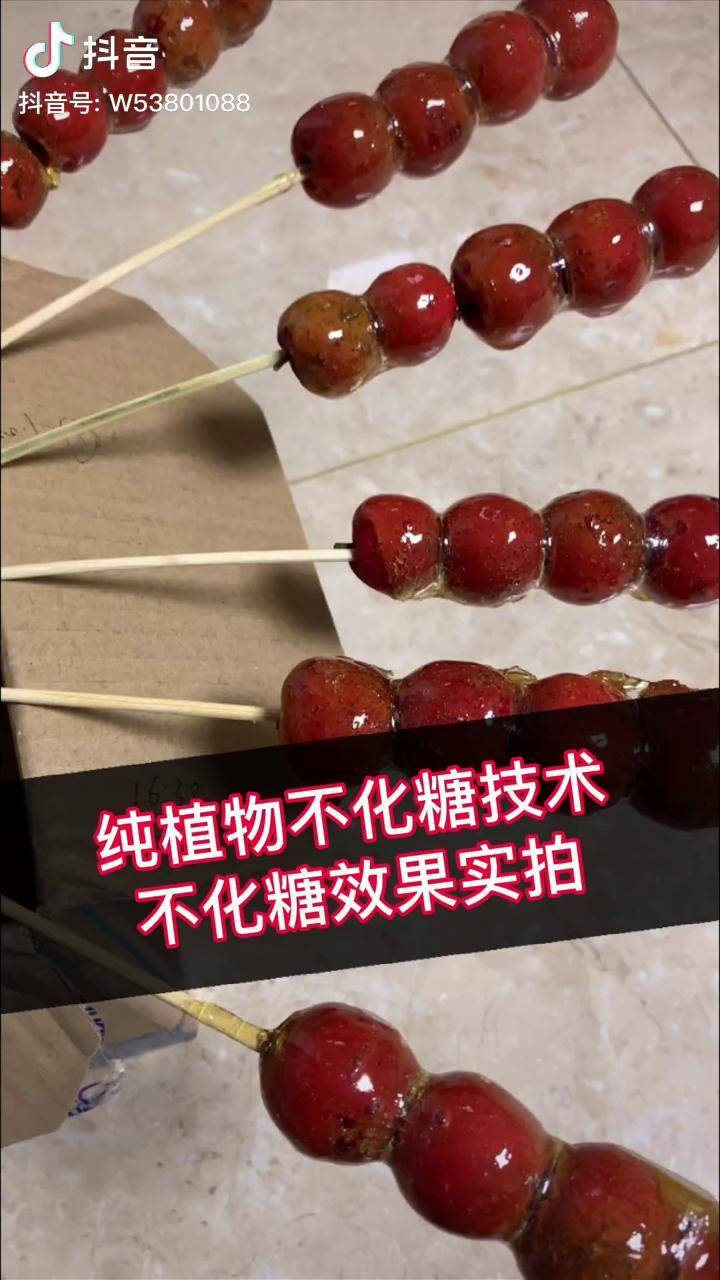 糖葫蘆不化技術 糖葫蘆 迷你小串糖葫蘆 小本創業_技術_小串