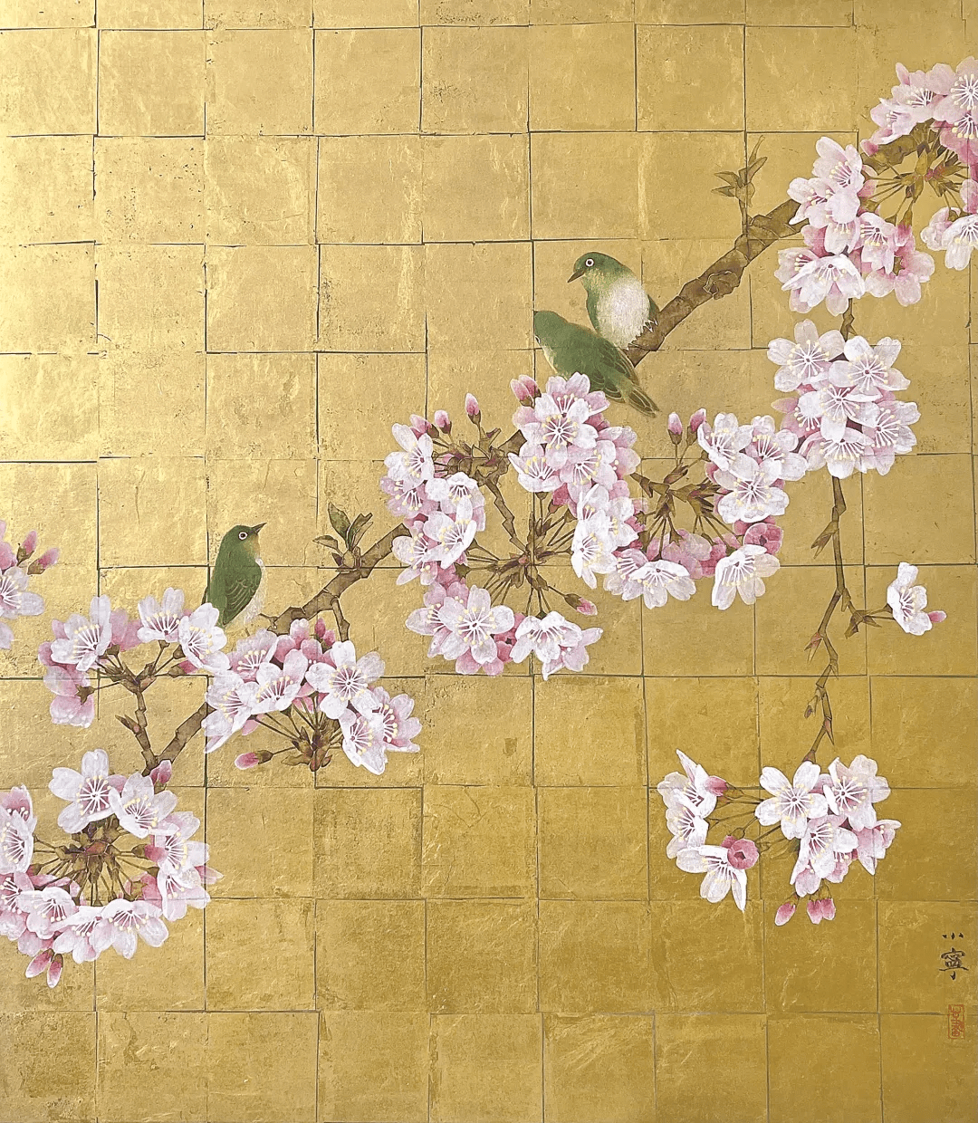 的城市公园(中国画) 鲍 莺大湾春早(中国画) 陈 川塞罕坝(中国画) 管