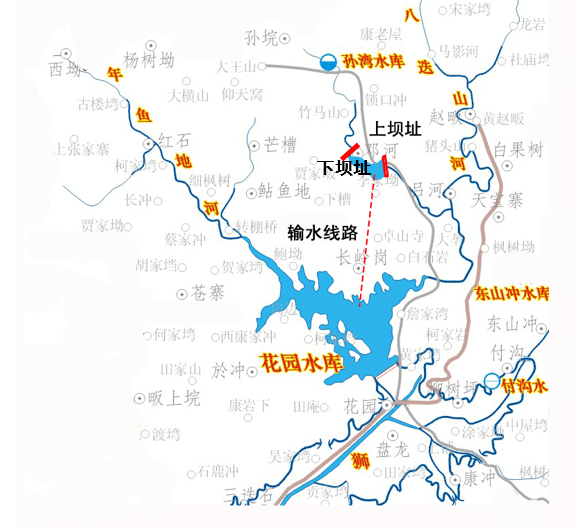 湖北蕲春花园抽水蓄能电站地处蕲春县东北部狮子镇邓河村,距沪渝高速