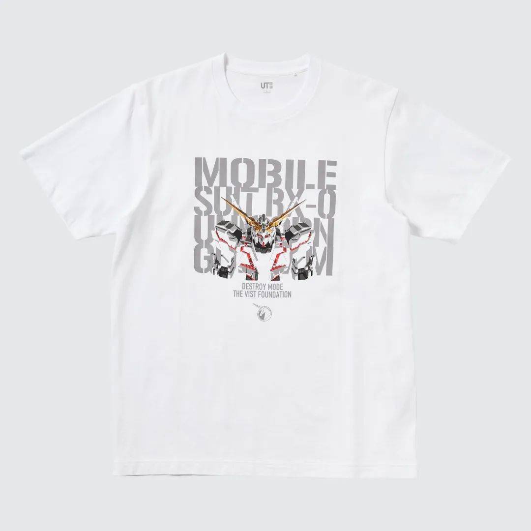 自由高达独角兽元祖高达联名设计上线优衣库机动战士高达系列新款下周