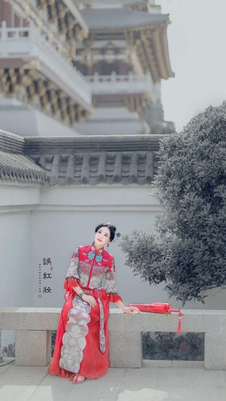 人像摄影误红妆