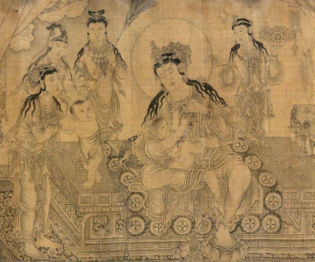 曰:"太子既生,始满七日,其母命终······尔时姨母摩诃波阇波提