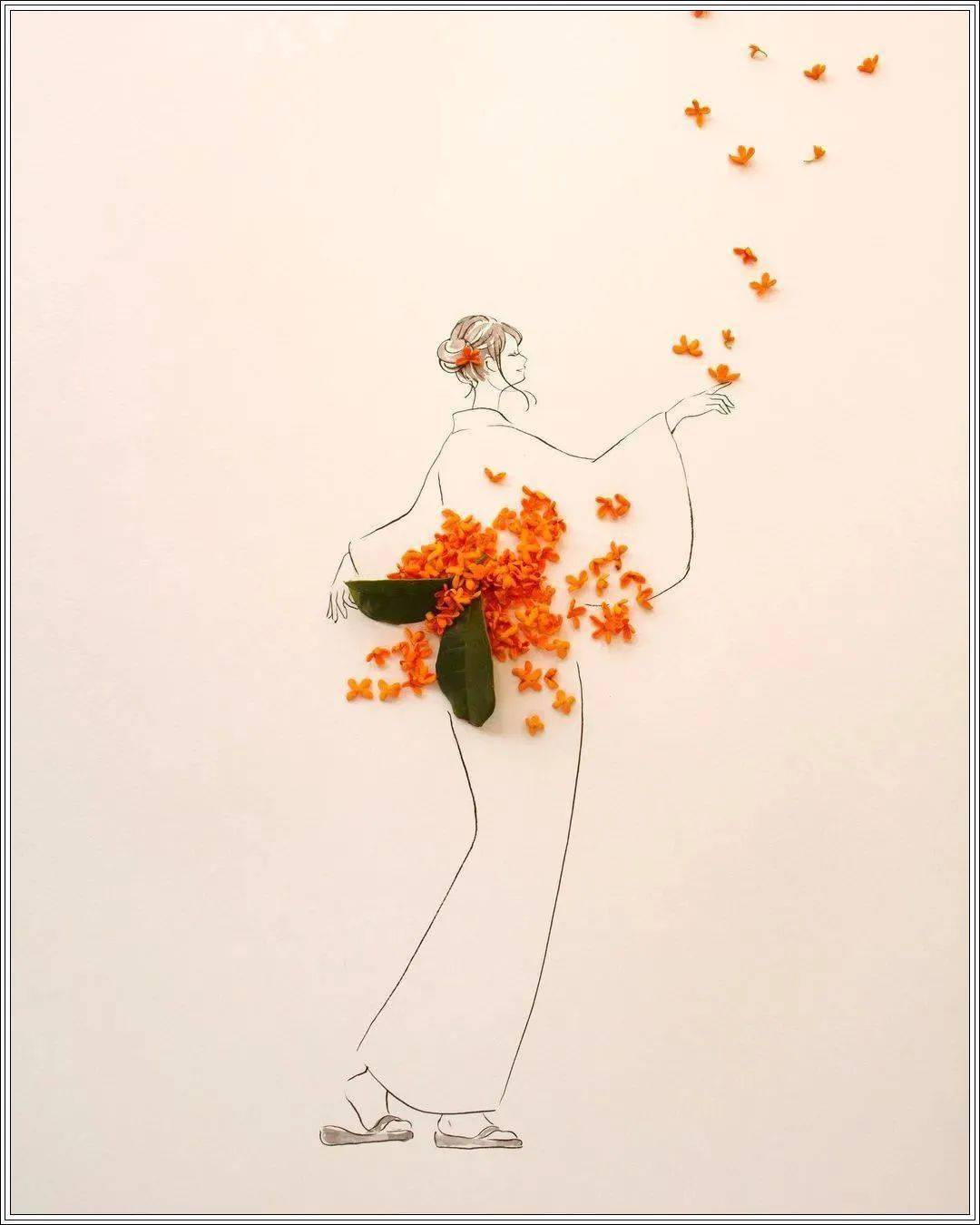 美丽的花瓣裙_花瓣