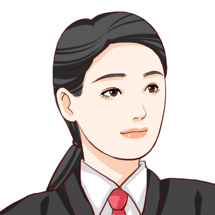 女律师职业卡通头像图片
