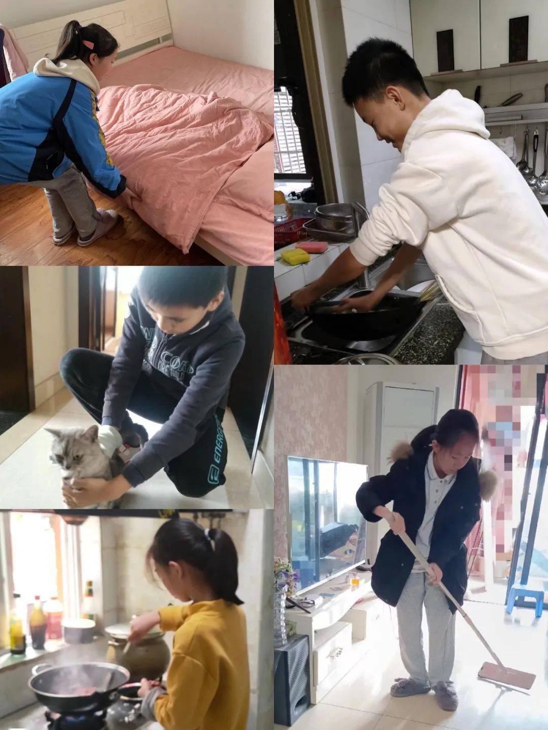 成都市中和中学德育系列课程劳动教育五育并举中和学子家庭劳动实践样