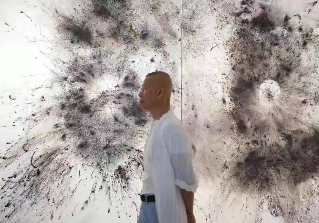 蔡国强:全国"最会玩火"的男人,21年创作"天梯"烟花惊艳世人_奶奶_火药