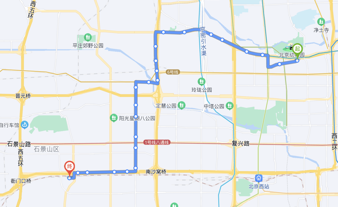 334路,663路增设"莲玉桥西"西行站,598路双向增设"大瓦窑公交场站"站