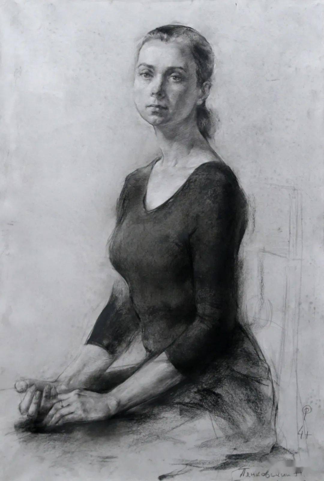 列宾美术学院学生素描作品(2019年)