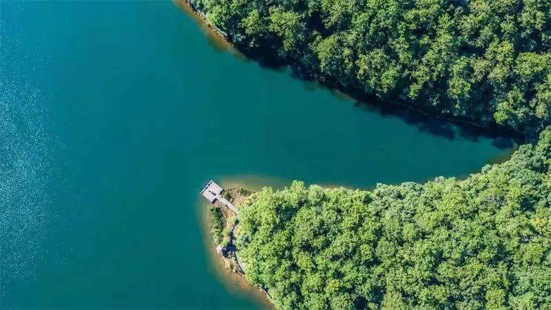 【美景】春水潺潺,再訪普洱梅子湖!_棧道_湖面_夕陽