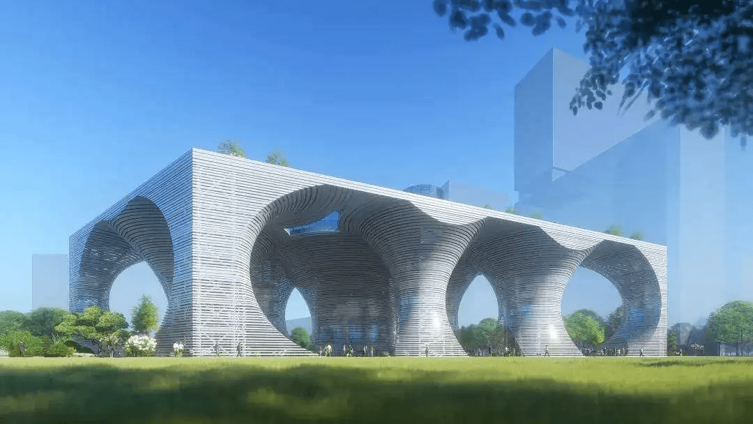 杭州未来停车场,科技型树冠,一睹最新实景图_建筑_城市花园_设计