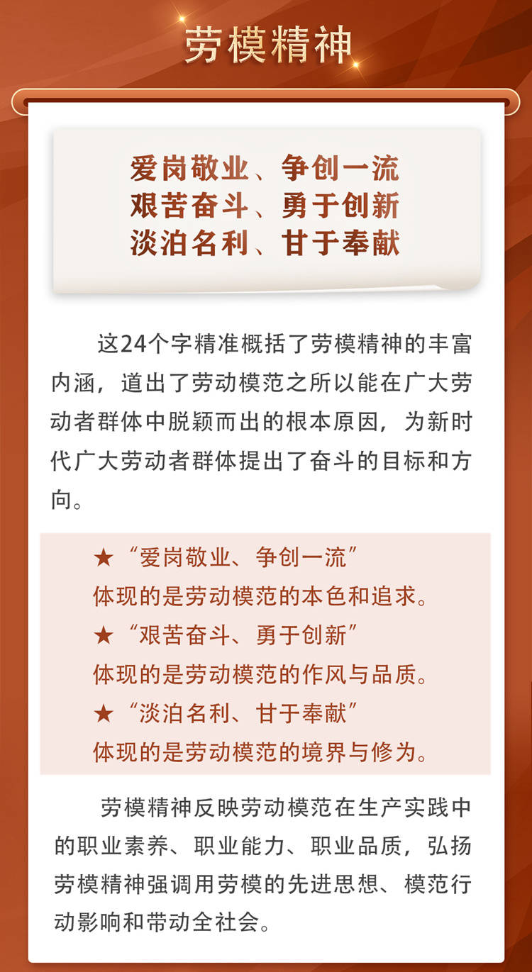 一图读懂劳模精神劳动精神工匠精神的深刻内涵和光辉历程