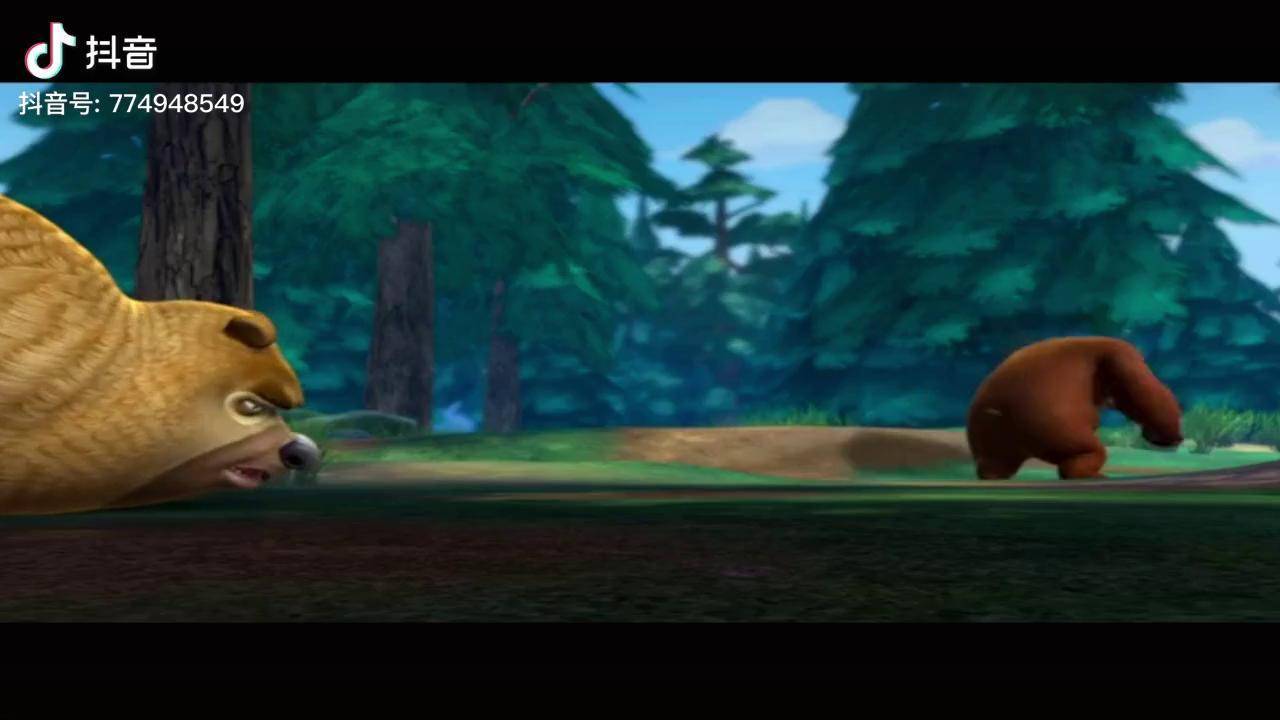 熊二熊大与光头强镜子大作战,保护森林是要靠我们的_镜子_作战_光头