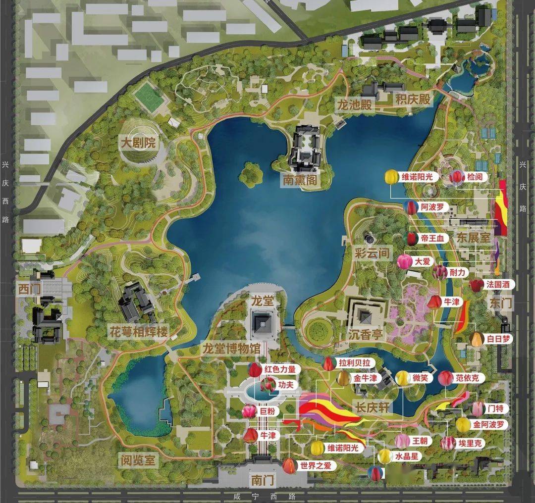 浪漫预告 | 与你"香郁"在宫里,在云端_花海_时光_郁金香