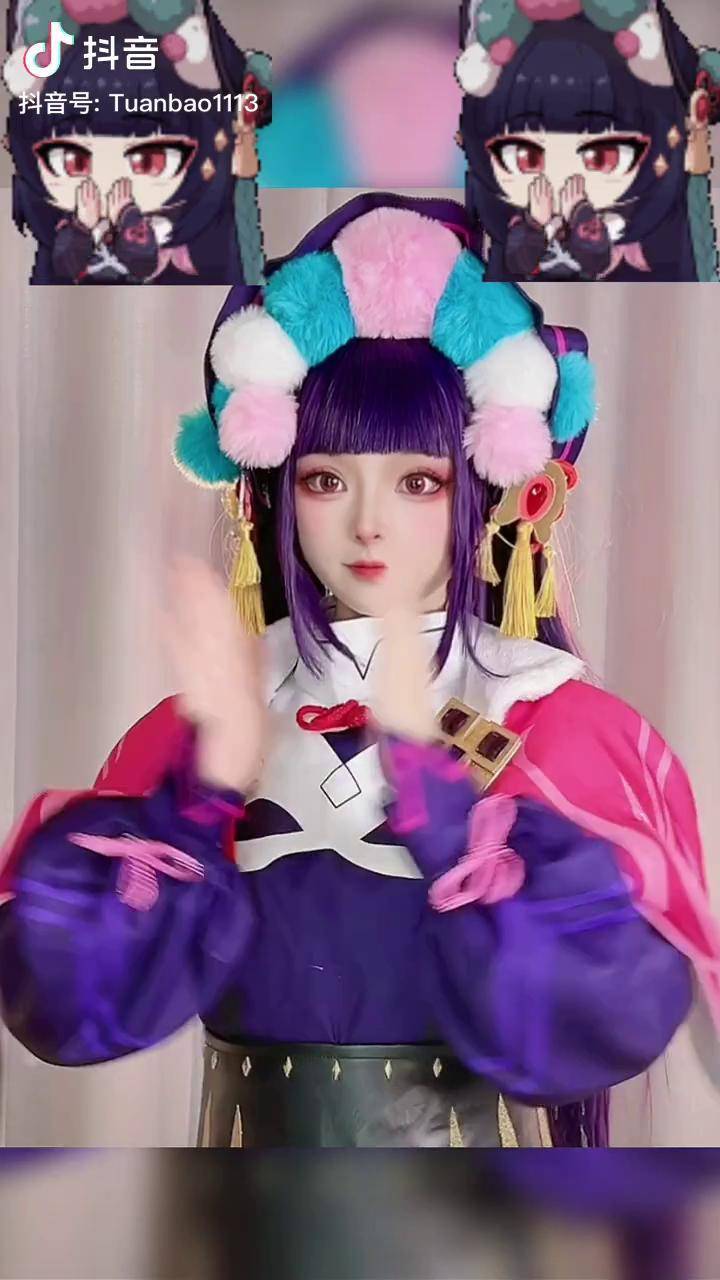 为什么要欺负三彩团子原神云堇cos飞彩镌流年
