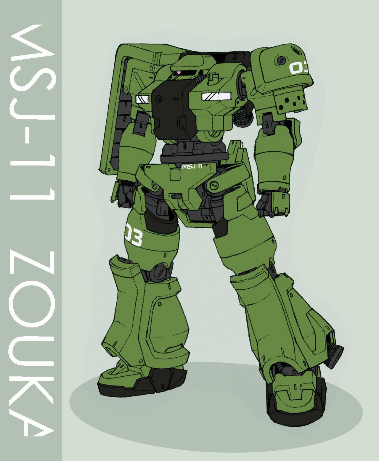 机动战士高达个性机体插画,13妹脸怎么胖了?_高达系列_机设_造型