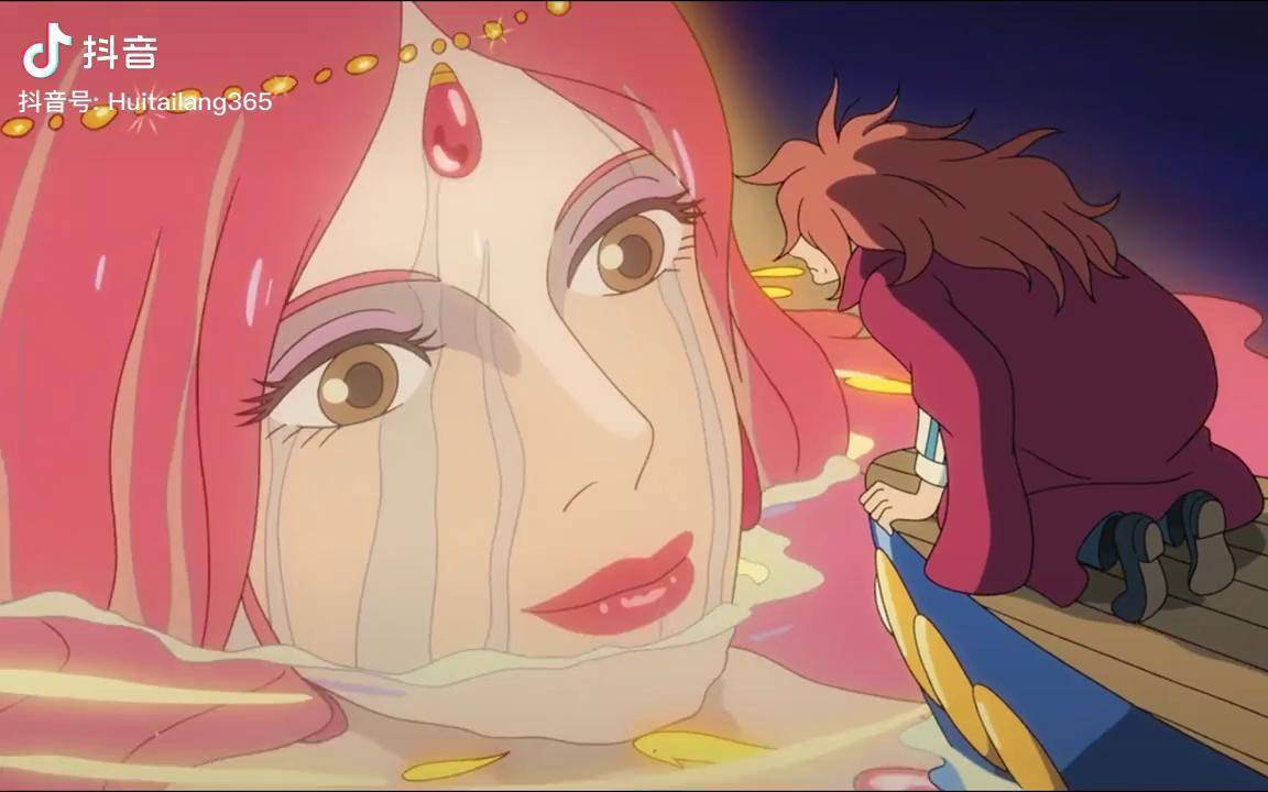 波妞的妈妈也太美了动漫治愈动漫悬崖上金鱼姬