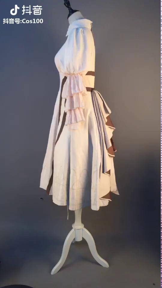 美萌工坊紫罗兰永恒花园薇尔莉特尾裙的造型方法