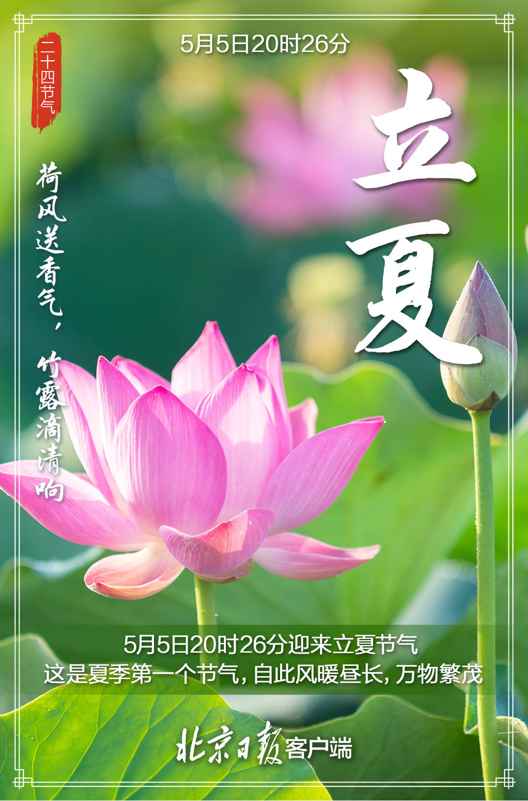 今日立夏万物繁茂迎夏来北京5月底进入真正的夏季
