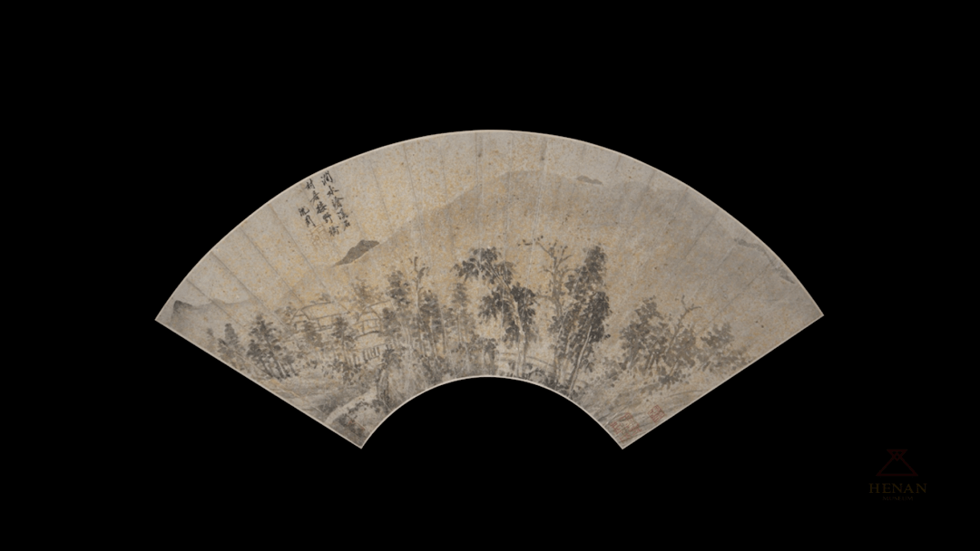 扇子是古人扇风引凉的器具,而扇面用于写字作画,也是我国古代绘画特有