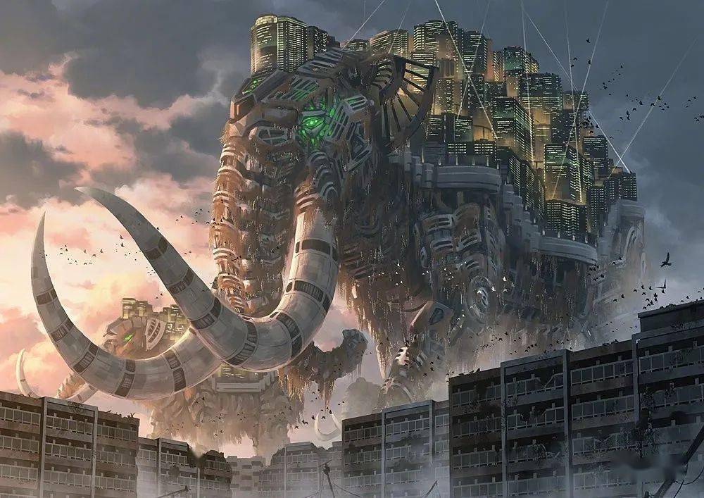 你有巨物恐惧症嘛看看这组插画判断一下