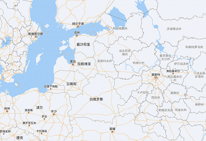 世界地图北约俄罗斯图片