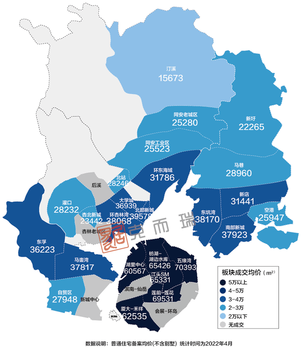 4月厦门房价地图出炉:降了_成交_全月_价格