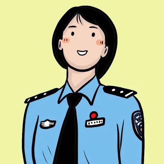 警察卡通头像女图片