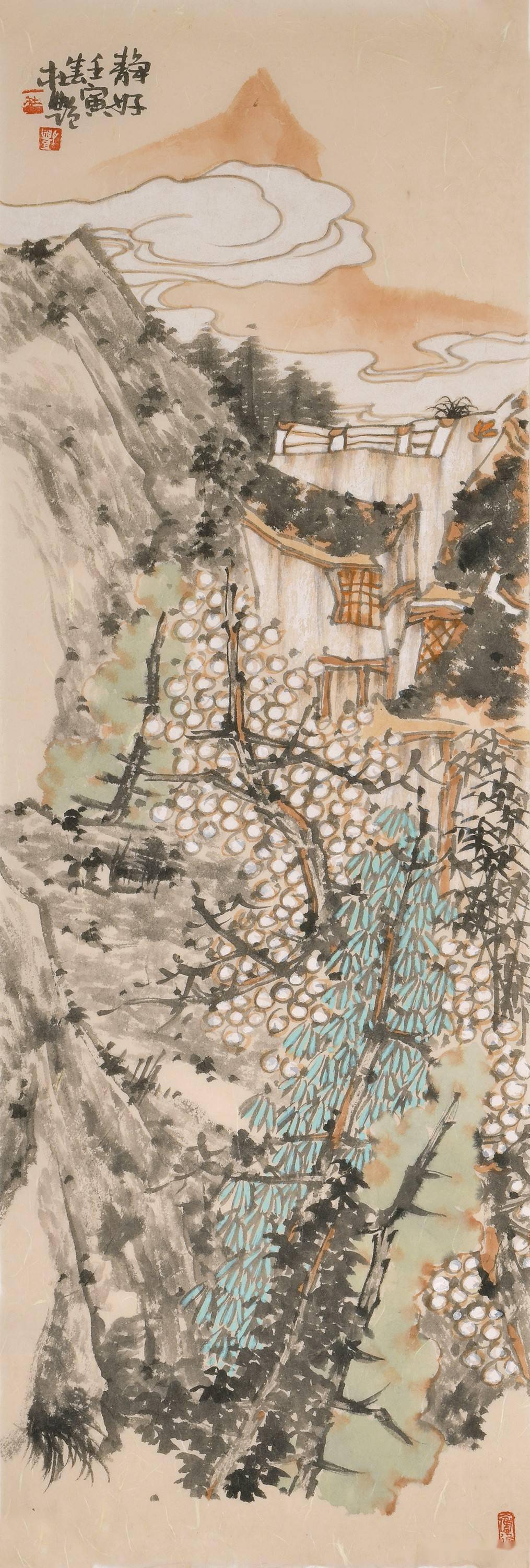 书画大家画家杜艳山水有清音田园自空明