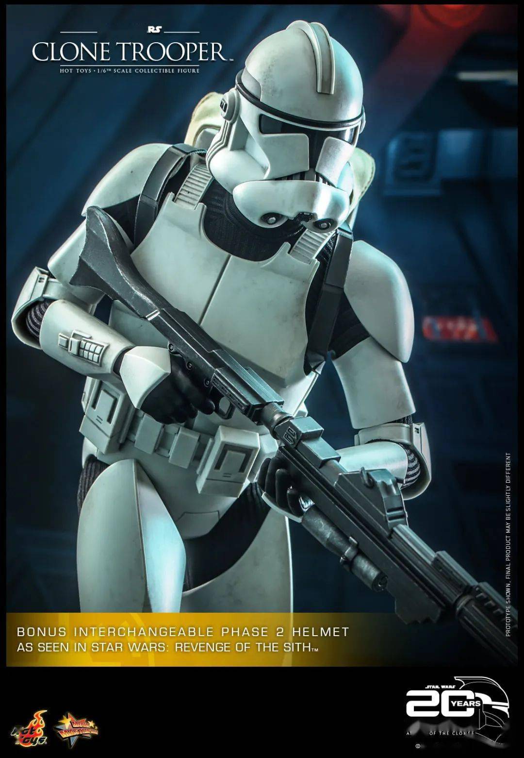 hottoys ht 1/6 mms647星战前传二 克隆人的进攻 克隆人士兵_定金