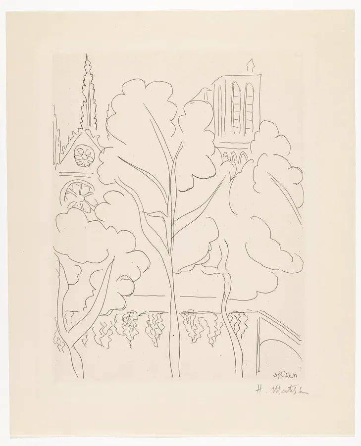 野兽派大师马蒂斯素描欣赏