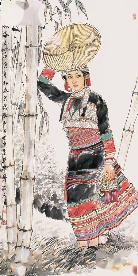 绚烂归于天然辛绍民人物画