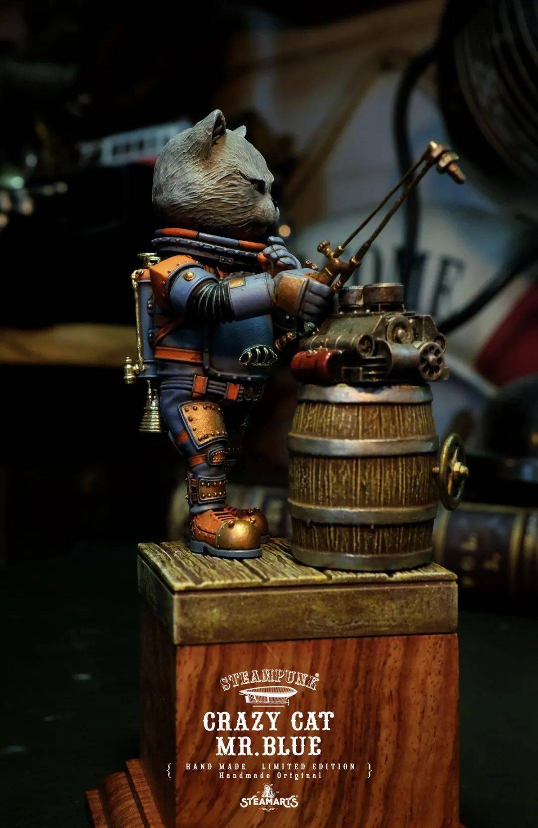 新品预定蒸汽工厂steamarts145cm高机械师1号mrblue