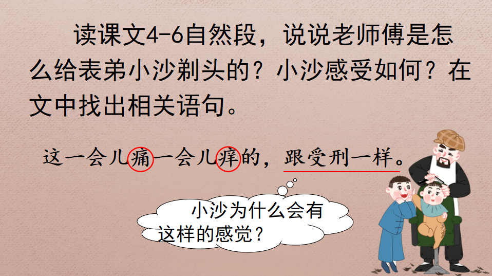 課件三年級語文下冊課文19剃頭大師