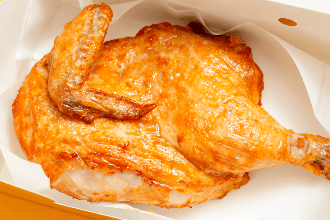 整整半只鸡份量十足!