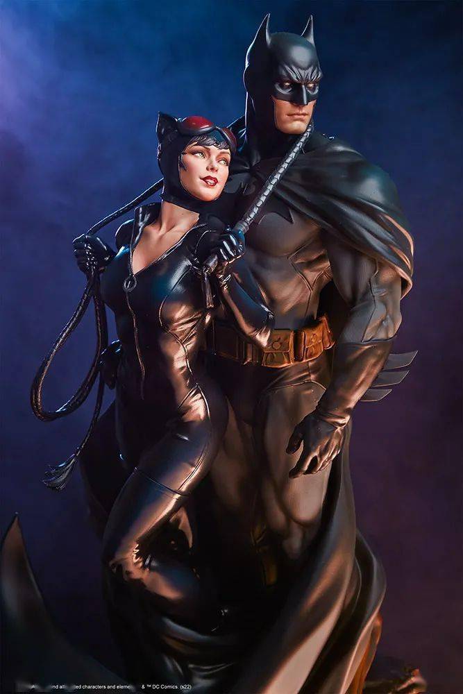 新品预定sideshow20寸batmanandcatwoman蝙蝠侠与猫女200618