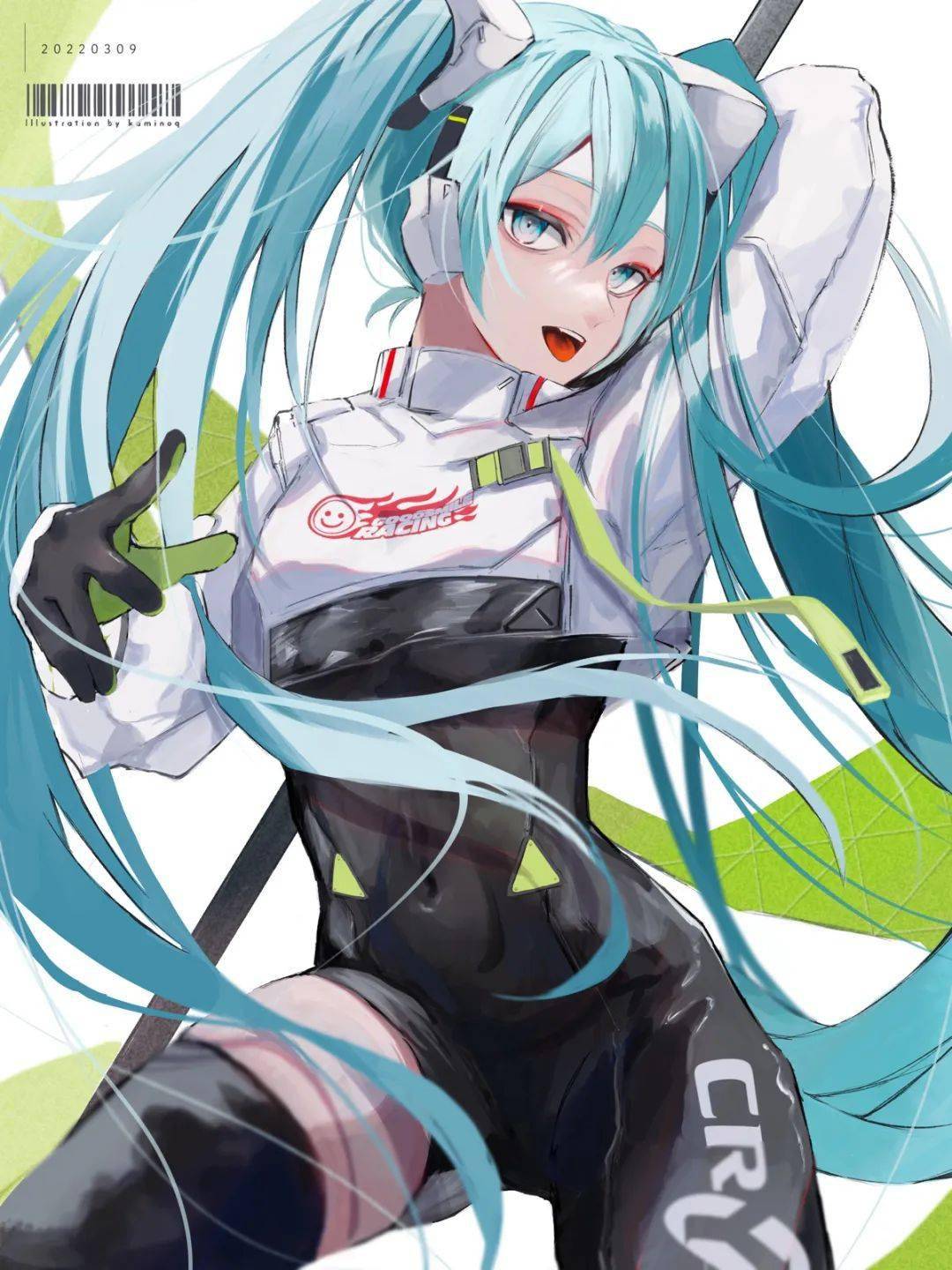 美图我去初音未来赛车服