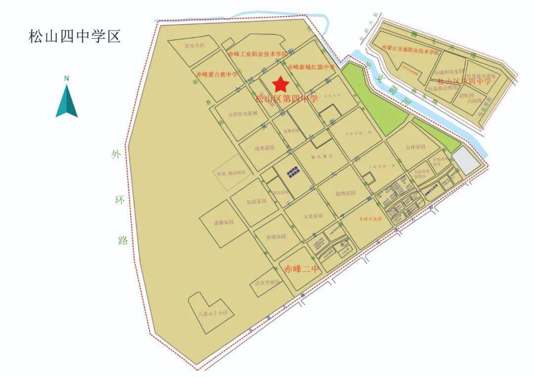 松山区2022年义务教育阶段学校秋季招生学区划分来了