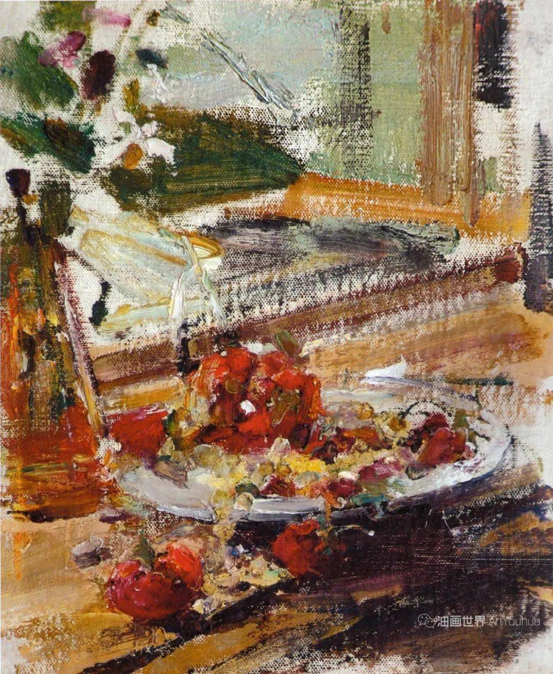 俄裔美籍画家天才画家费欣,为数不多的花卉静物与风景油画!