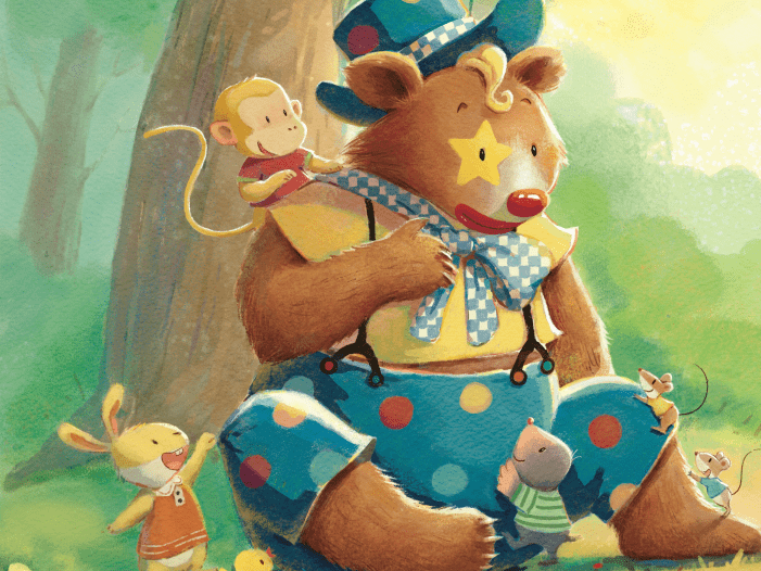 邦邦:(站在舞台中央,摊开双手,伤心地)我真想有一个朋友啊!