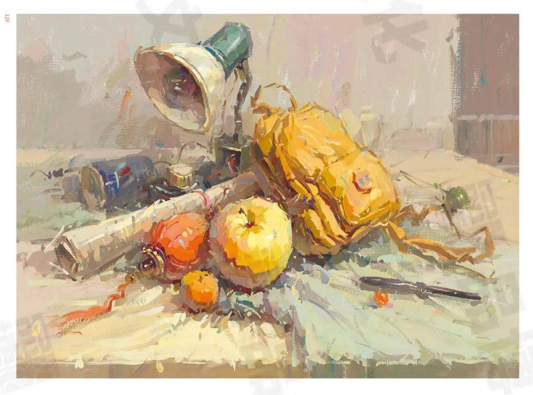 征战联考3色彩静物横构图张国政回归本质的形体色于一体贴合考题方向