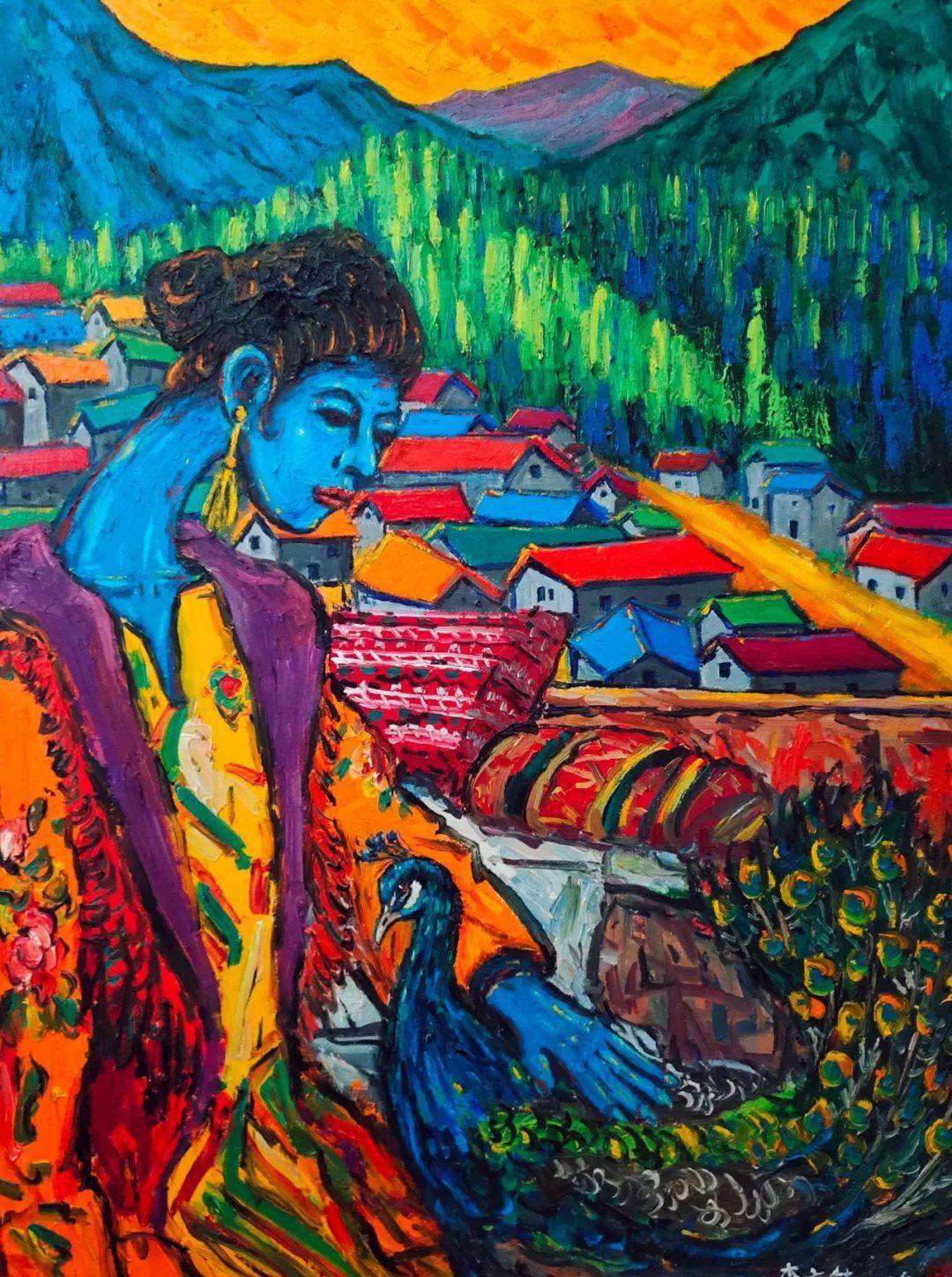 以上就是农民画家李文特的关键词."今年 34 岁,山东农民,2.