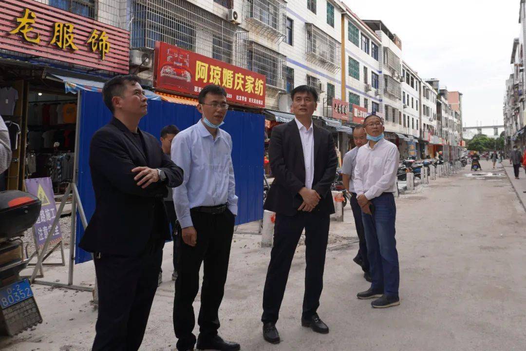 区领导带队督导全国文明城市创建复查整改工作_郭孙涵_梧塘镇_涵江区