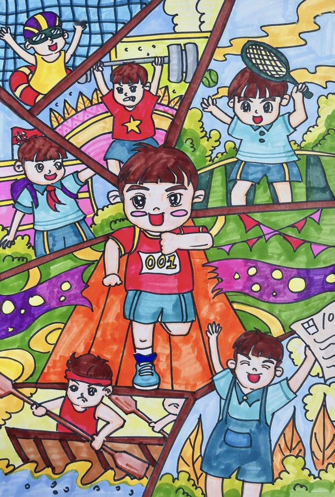 三甲班 陈禹潼《快乐运动 心向阳光》三甲班 林宥熙《我的梦想》三甲