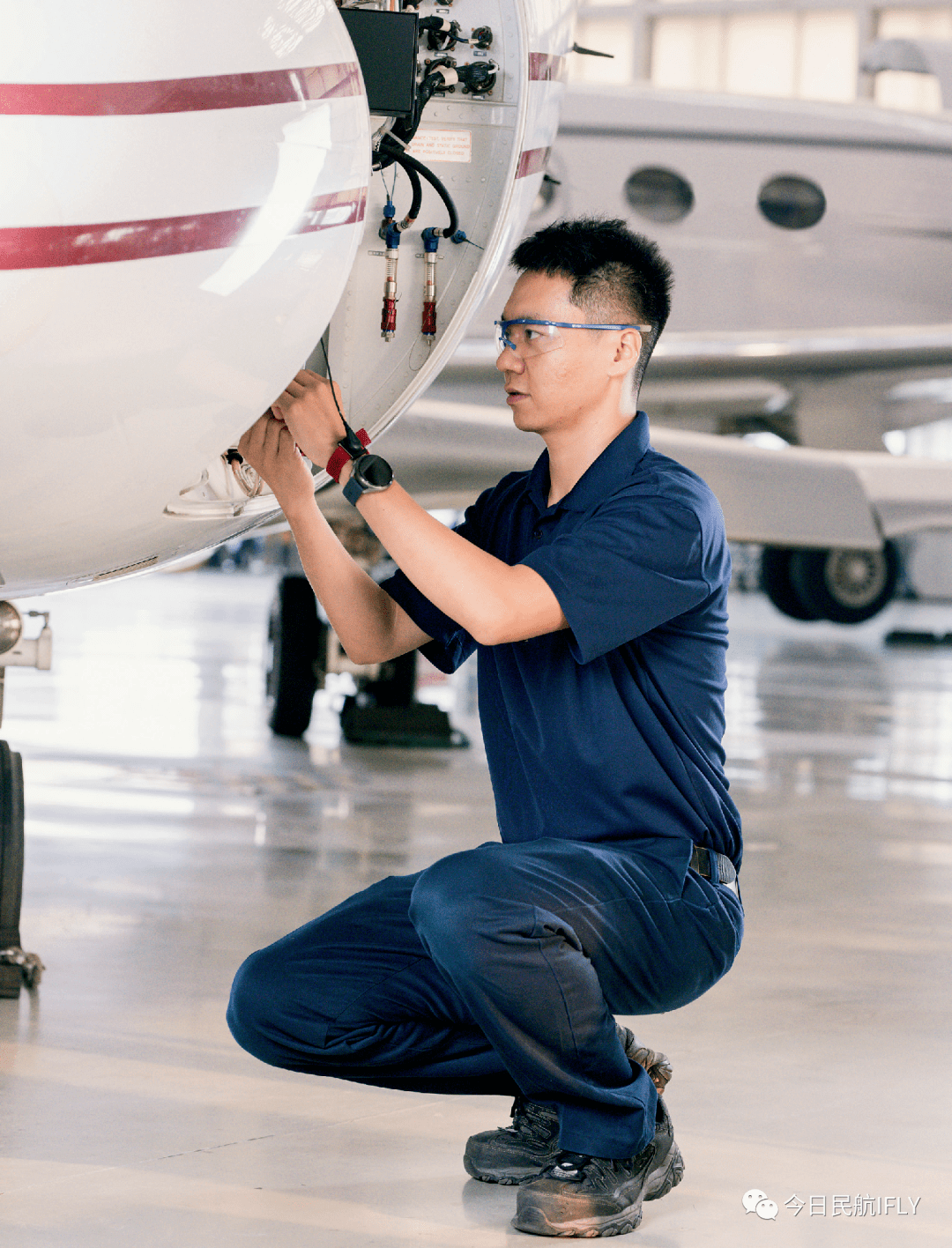 【主题拍摄】修飞机的人——探访湾流北京_维修_公务机_民航
