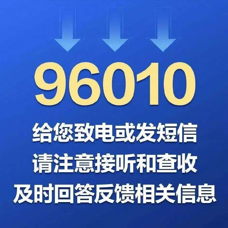 不是诈骗!不是!接到96010电话或短信,这样操作——_防疫_工作_信息