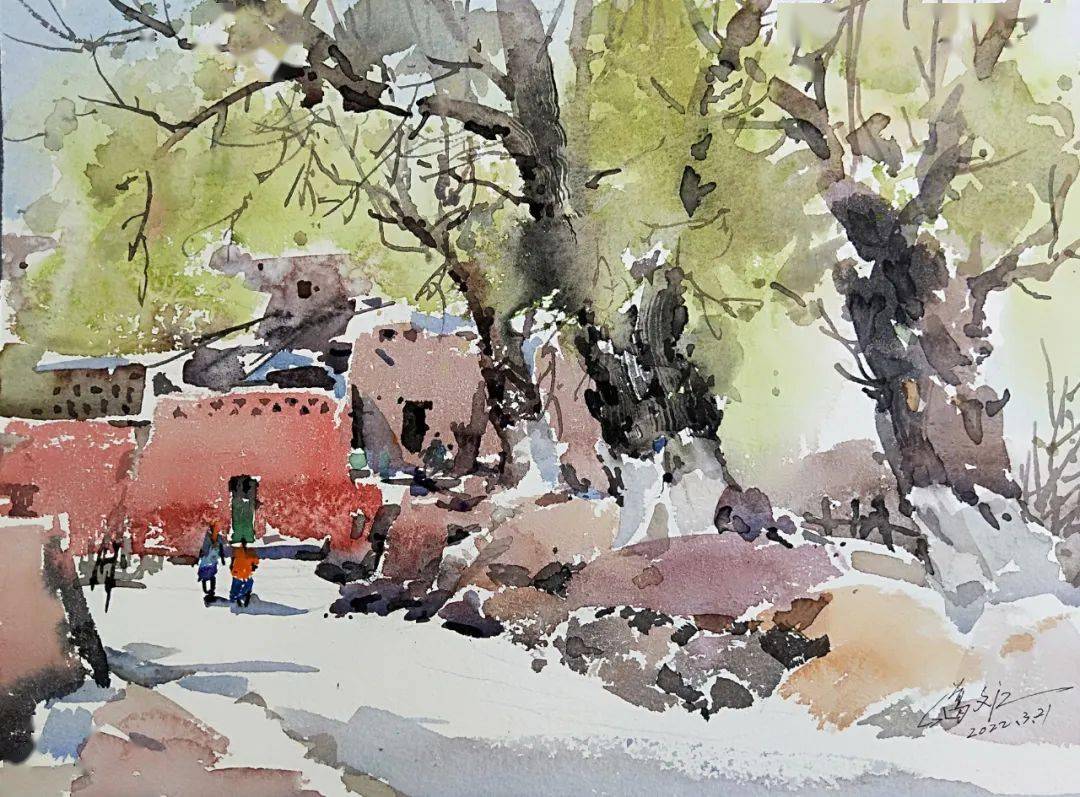 19.原任教于新疆昌吉学院,现为职业画家.